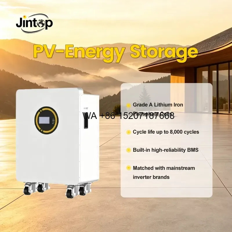 Wmwmnu High Efficiency Monocrystalline Silicon MPPT Lithium Ion 3.6KW 8.1KWh Off Grid PV ESS Full Home Solar Kit