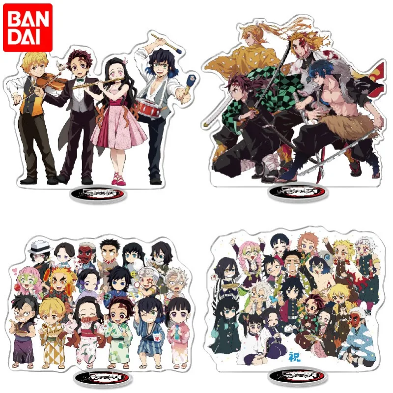 Bandai Demon Sayaer Acryic S Carrier Action Figure Demon Slayer: Kimetsu Yaiba Kamado Anime Peripherie Nezuko Tanjiro Mode l Schreibtisch und p Modus l Board