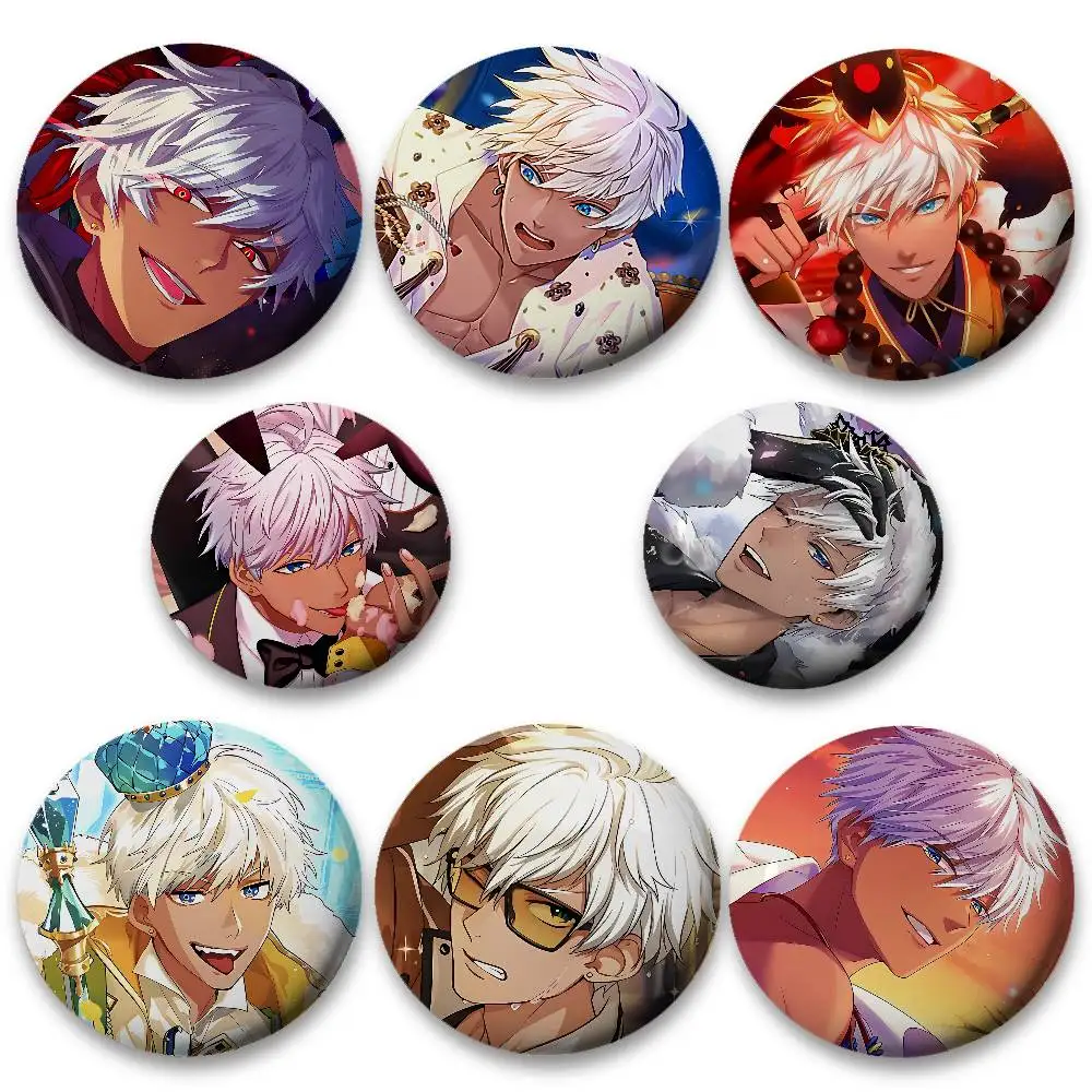 Anime Cartoon O-Obey Me Mammon For Clothes Anime Enamel Pin Cute Things Cartoon Cosplay Badges On Backpack Brooch Art Gifts