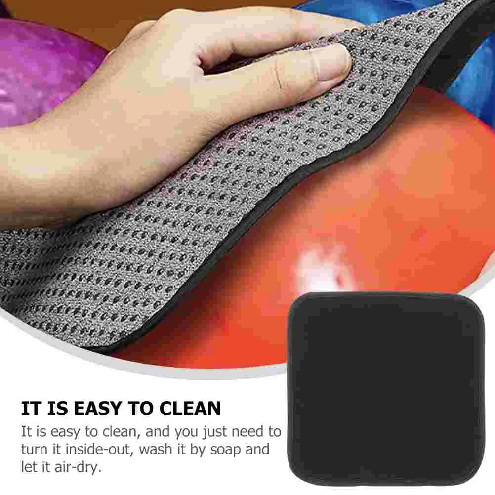 3 Pcs Bowling Cleaning Cloth Professional Towel Microfiber Towels Reusable Ball Cleaner Pad Multi-use Polishing Golf