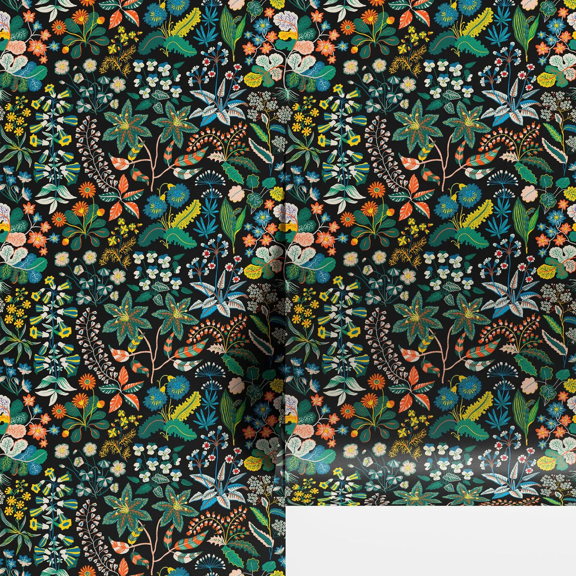 Vintage Floral Peel and Stick Wallpaper 45x300cm Dark Botanical Self-Adhesive Contact Paper for Bedroom Living Room Removable
