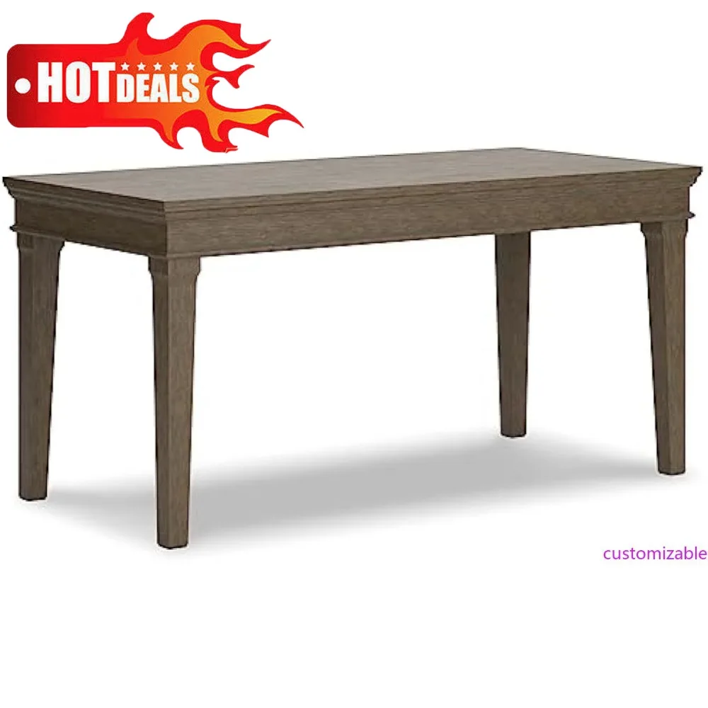 مكتب المكتب المنزلي التقليدي من أشلي جانيزمور، بني، 63 #1