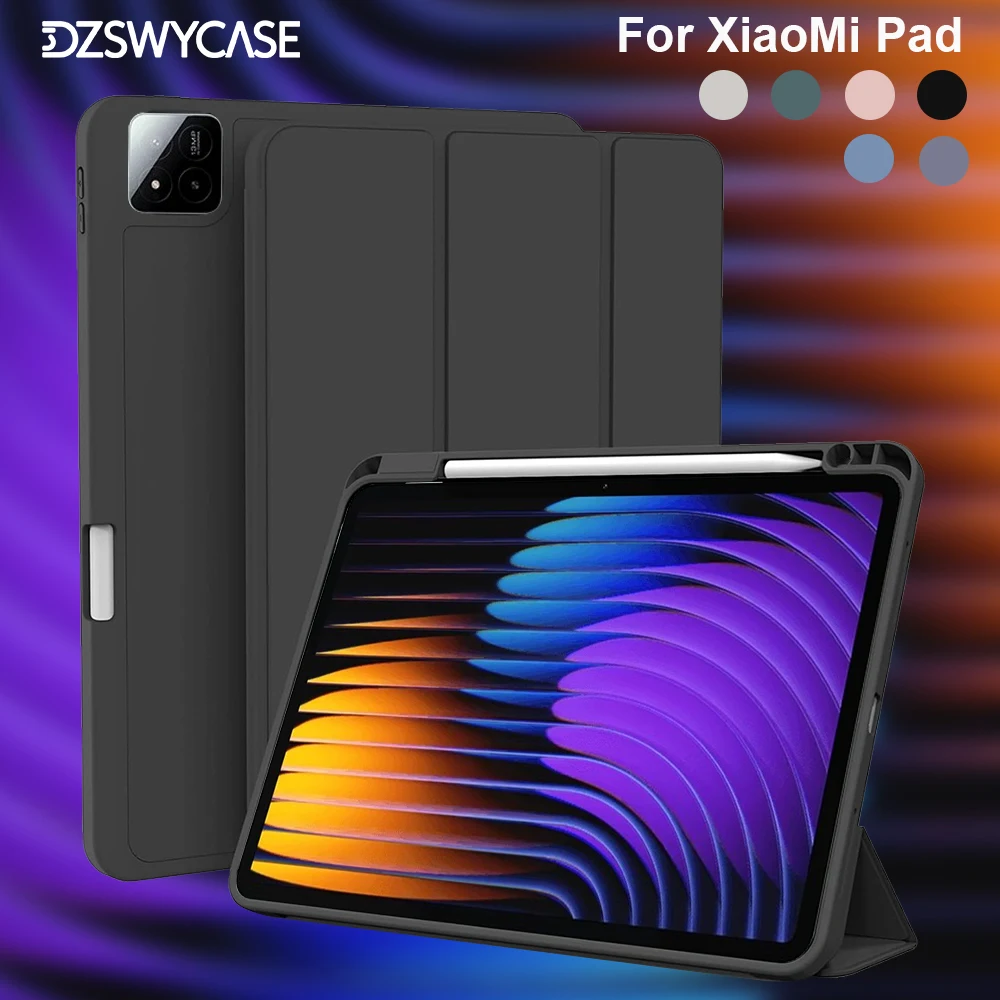 

Чехол для XiaoMi Pad 8/8Pro Pad 7/7Pro 11,2 MiPad 6/6 Pro 5/5Pro 11 Redmi pad SE 11 Pad 10,61, мягкая гладкая задняя крышка