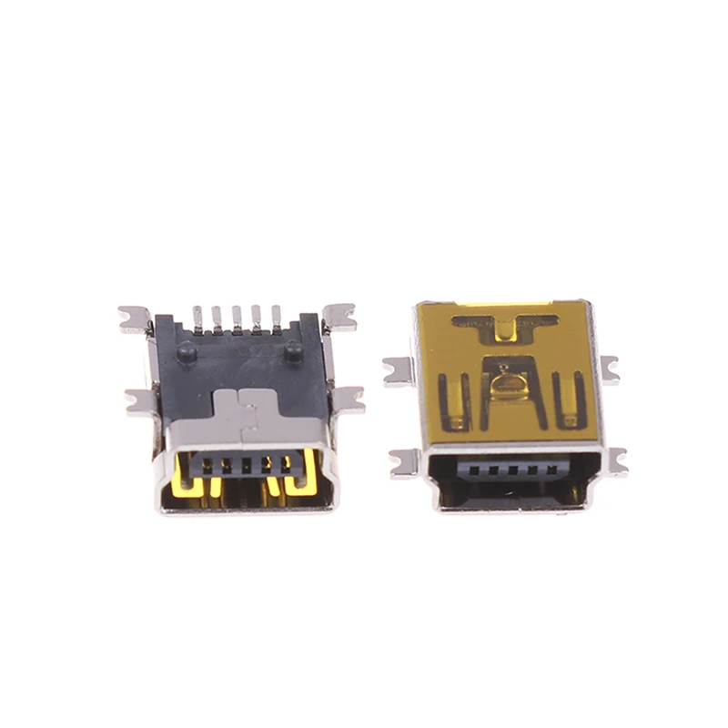10/20 قطعة USB صغير أنثى موصل مقبس التوصيل 5pin SMD نوع منفذ USB لشحن الذيل منافذ بيانات الهاتف المحمول