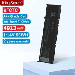 KingSener 11,4 V 56WH 8FCTC Batterie Für DELL G15 5510 5511 5520 5515 5521 Serie Für DELL XPS 15 9500 G7 15 7500 Serie 56Wh