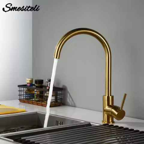 Gunmetal Kitchen Faucet Hot And Cold Sink Tap 360 Degree Rotation Single Handle Kitchen Mixer Solid Brass Wash Taps Deck Mounted