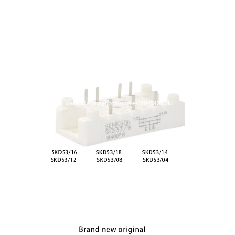 SKD53-16 SKD53-18 SKD53-14 SKD53-12 SKD53-08 SKD53-04 Three phase rectifier bridge module Brand new original