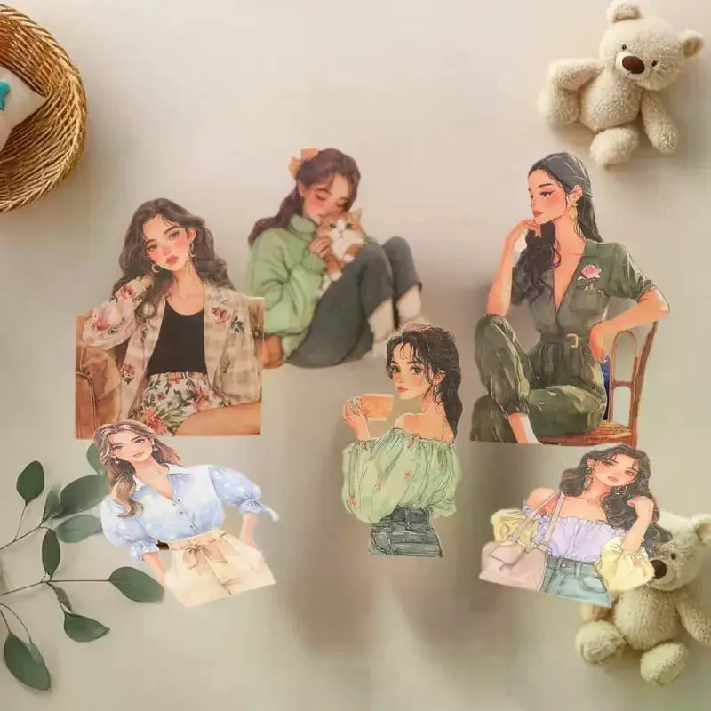 20 pz/set adesivi di cancelleria Kawaii Urban Spazzatura Journal Planner adesivo decorativo Scrapbooking decalcomanie fai da te