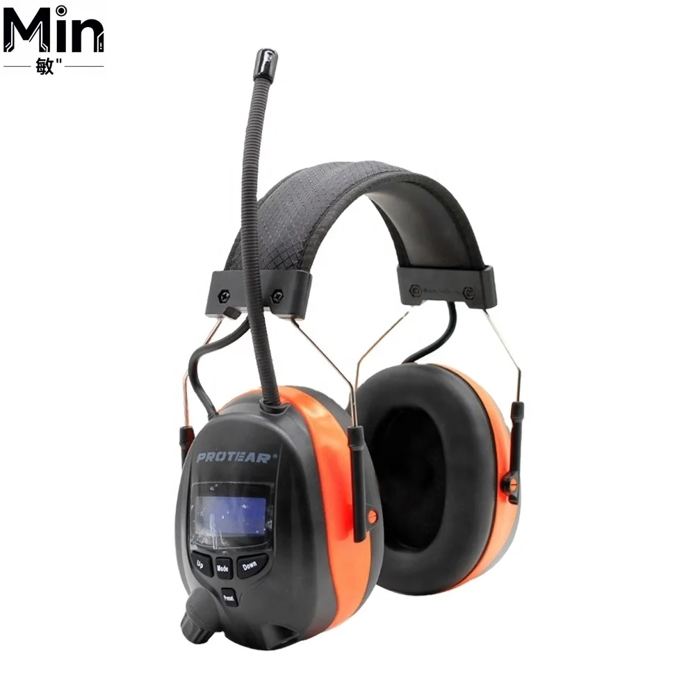 Bluetooth Compatible Hearing Protection Earmuff With DAB Plus FM Radio For Shooting Sports Outdoor Activity Noise Reduction