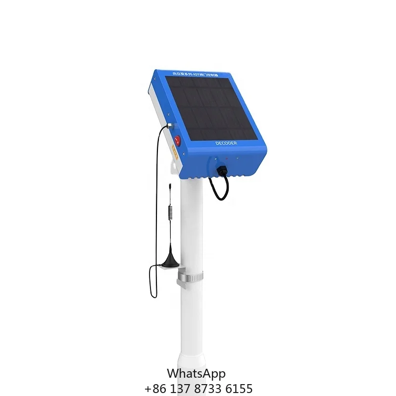 Solar Irrigation System Valve Controller 4G LoRa Wireless Latching Solenoid Valve Decoder App Control Moisture Sensor Engine