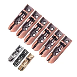 A Set Of 6 Pcs Single Individual Bridge Saddles Tailpiece For 6 Strings Bass Guitar Musical Instrument Accessories Parts