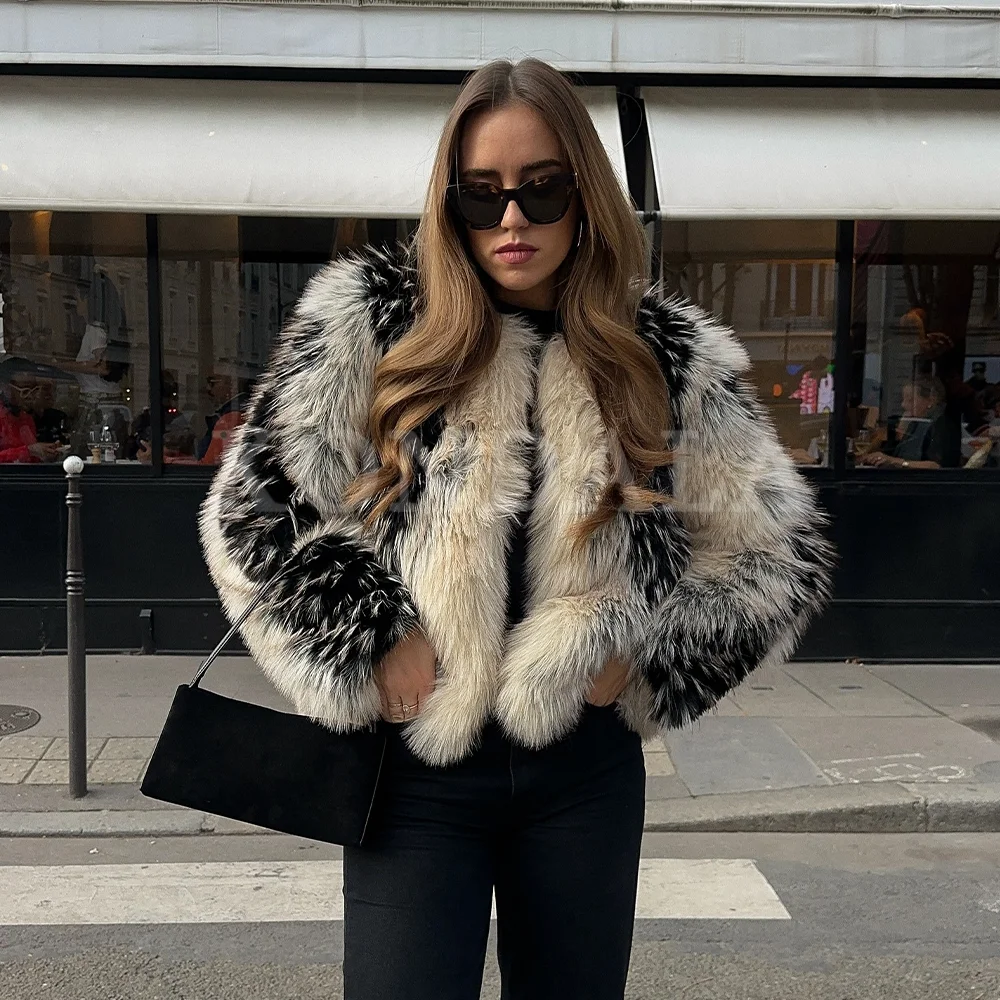 

KONDALA 2025 Fall Winter Casual Christmas Women Faux Fur Jackets Fashion Elegant Single Breasted Warm Ladies Chic Jackets