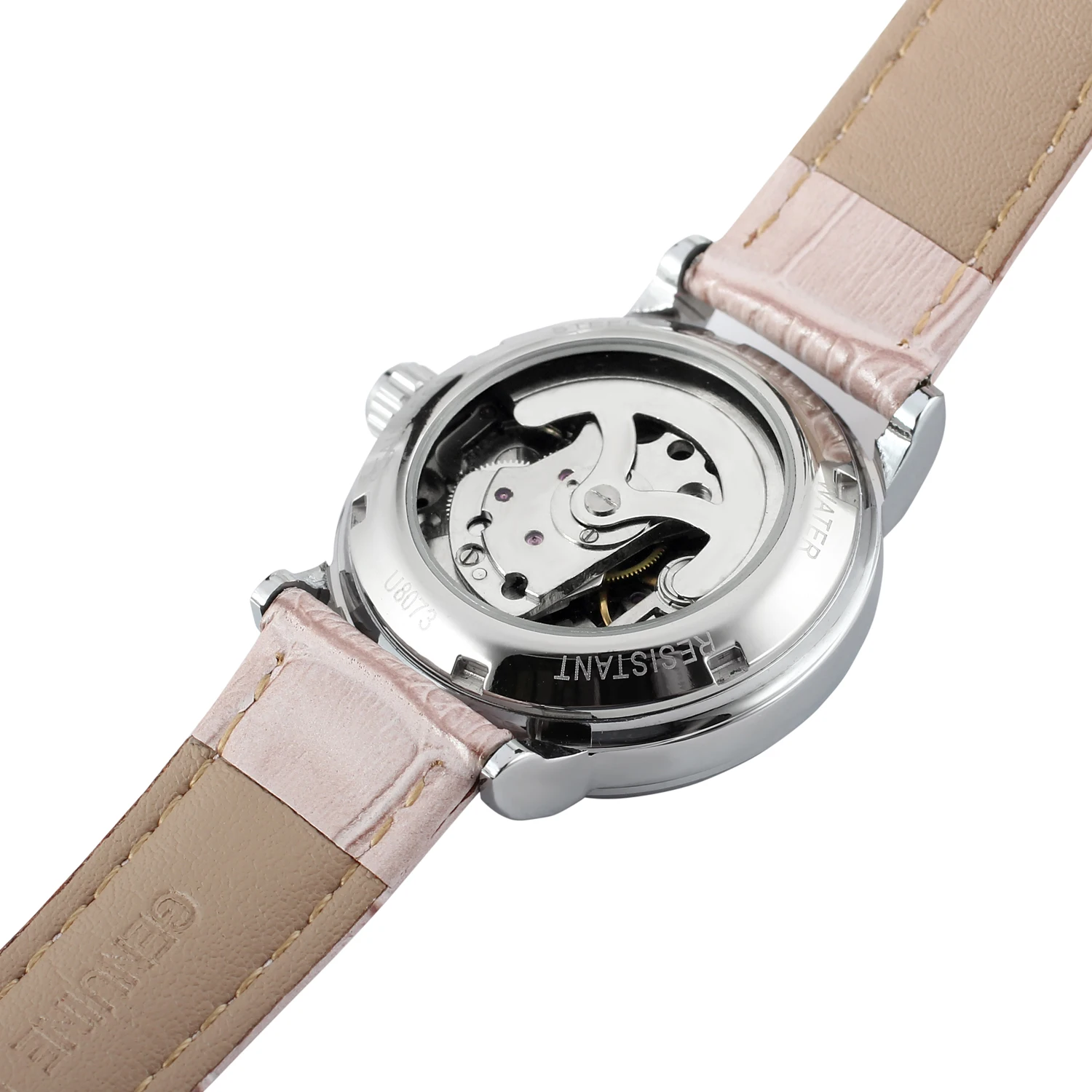 Women Famous Top Brand Leather Strap Automatic Ladies Self Wind Mechanical Relogio Feminino Clockrelojes Clock Relojes Mujer