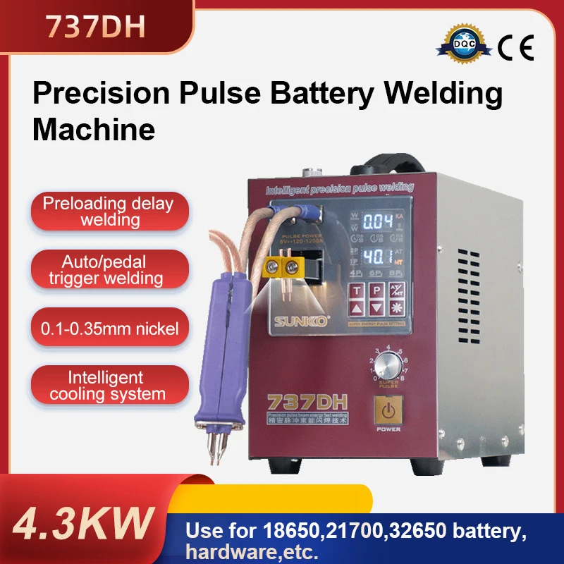 SUNKKO 737DH the most popular spot welder for batteries