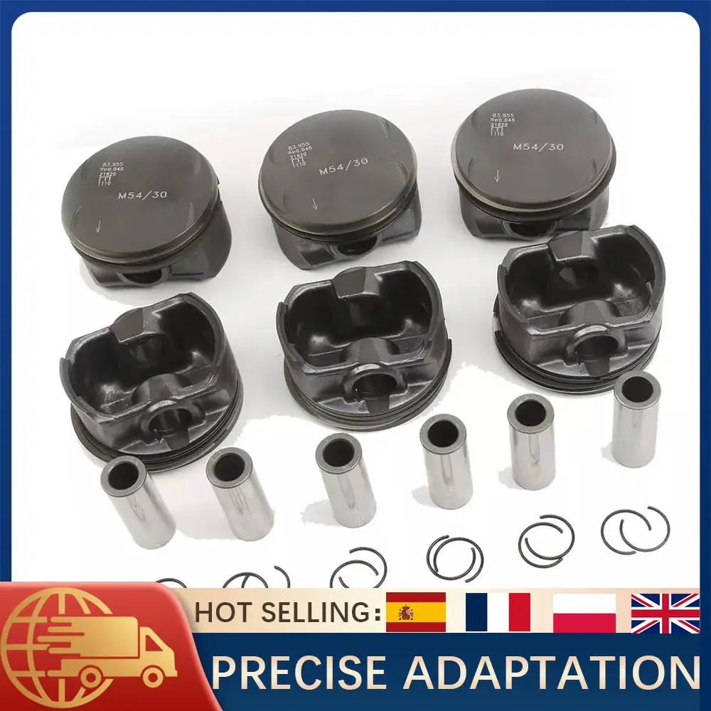 

1Set Engine Pistons Rings Kit 3.0L For BMW 330i 530i X3 X5 Z3 Z4 E36 E39 E46 E60 E83 E85 M54B30 11257506222 Replacement