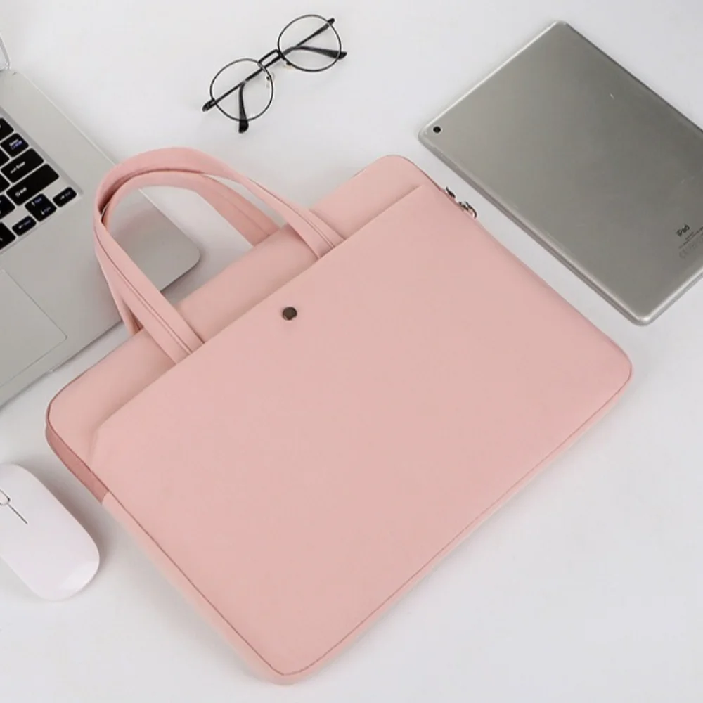 

13.3In 14.6In 15.6In Women Laptop Case Waterproof Ultra Thin Laptop Sleeve Handbag Dual Zipper Soft for Macbook/Lenovo/Xiaomi/HP