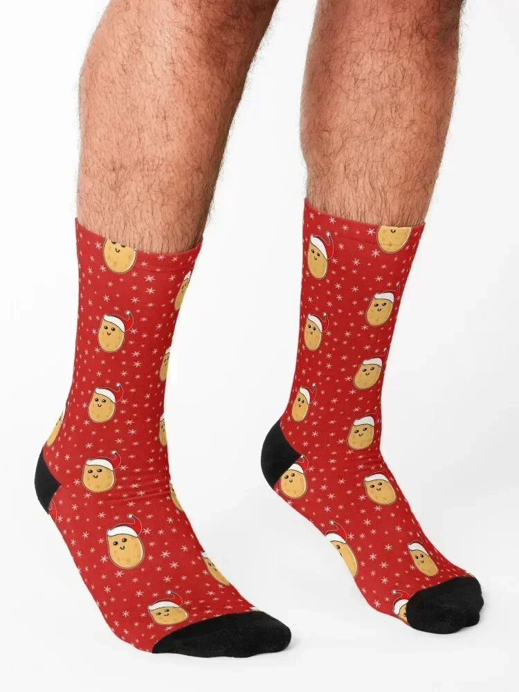 Christmas Potato - Festive gift Socks gift warm winter Sports custom Women Socks Men's