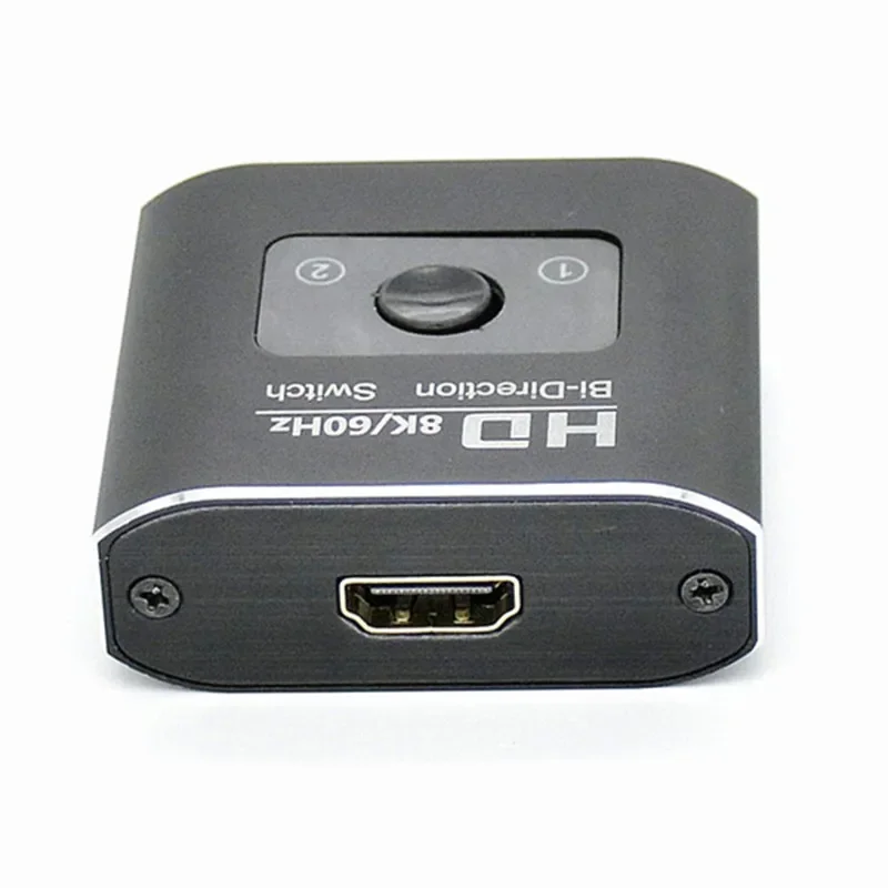 Dual Monitor Splitter 2-Port Multi Monitor Adapter 4k/8k Splitter für Dual Monitore Duplikat/Spiegel Full HD Verstärker Konverter