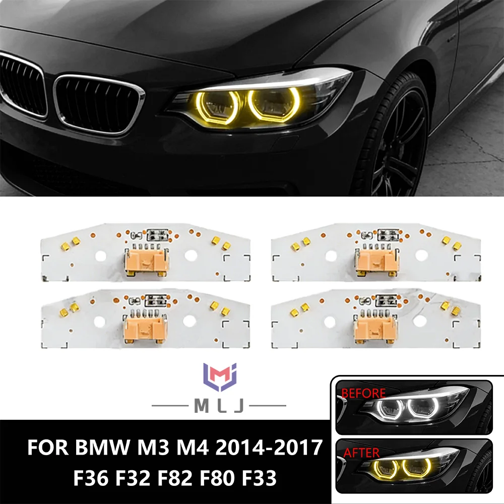 

For BMW M3 M4 2014 2015 2016 2017 F36 F32 F82 F80 F33 LCI Yellow Module Chip Adaptive Headlight Daytime Running Light DRL Chips