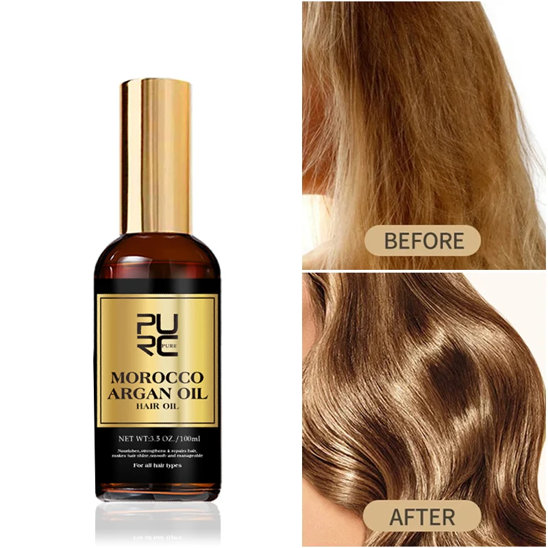 

PURC Morocco Argan Oil Nourishing Smoothing Hair Products Repair for Dry or Damaged Hair Scalp Treatment Hair Care