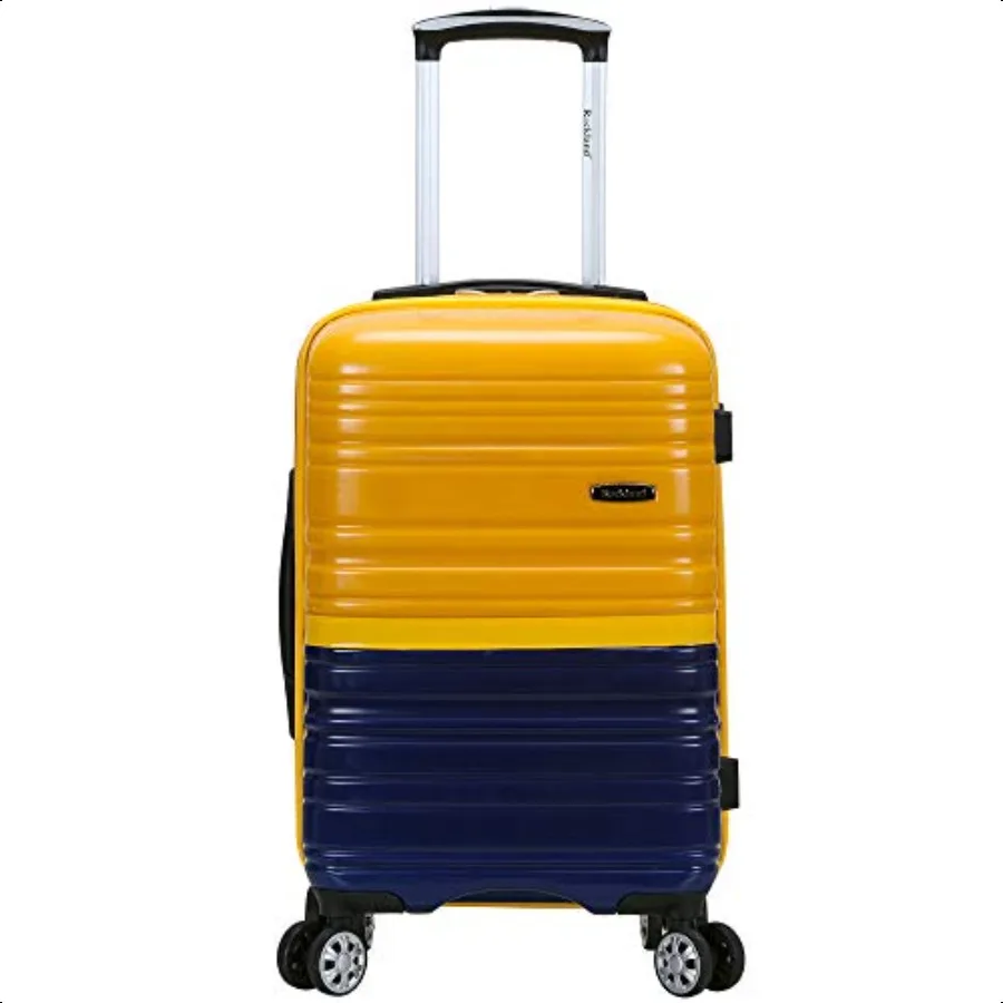 

Melbourne Hardside Expandable Spinner Wheel Lage Two Tone Navy CarryOn 20Inch