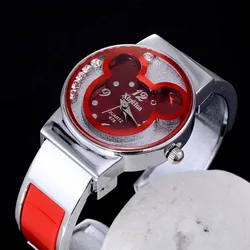 Montre à quartz dessin animé pour enfants, jolie horloge d'école primaire, petite fille, CQ03