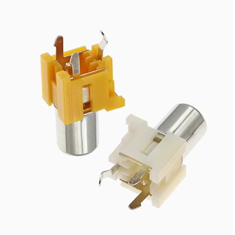 AV-6 3pin vertical 3-pin single-hole RCA Lotus socket /AV socket AV-8.4-6A audio port