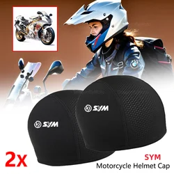 For SYM JP150 GR125 fiddle 3 FNX150 maxsym 400i 600i Motorcycle Balaclavas Helmet Inner Sweat Wicking Hat for Men Women Sports