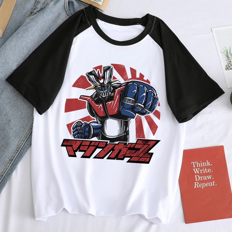 mazinger z tshirt male streetwear ulzzang graphic tees top tees t shirt ulzzang streetwear