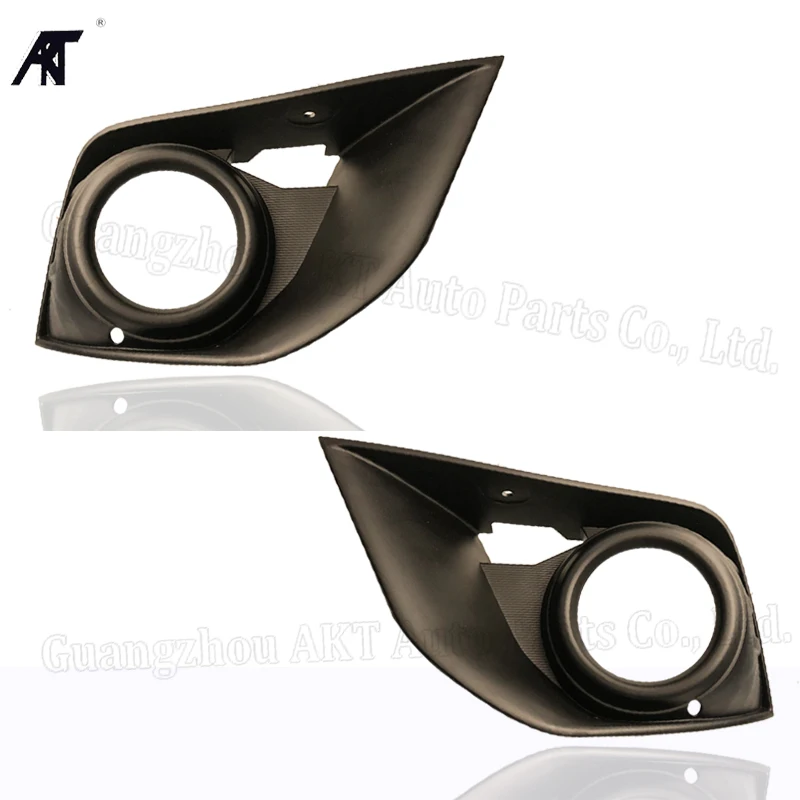 1pair Right & Left Side Bumper Fog Light Lamp Cover  for  ASX 2017- front  with a hole