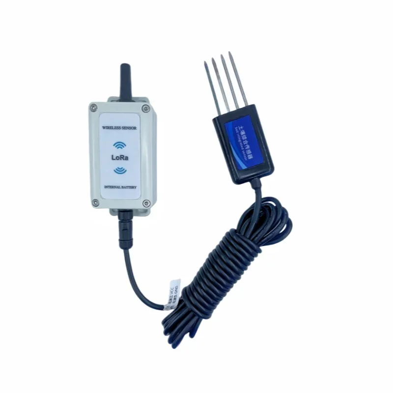 Lora-monitor de temperatura y humedad del suelo, medidor inalámbrico de Sensor de humedad del suelo, conductividad de PH, EC