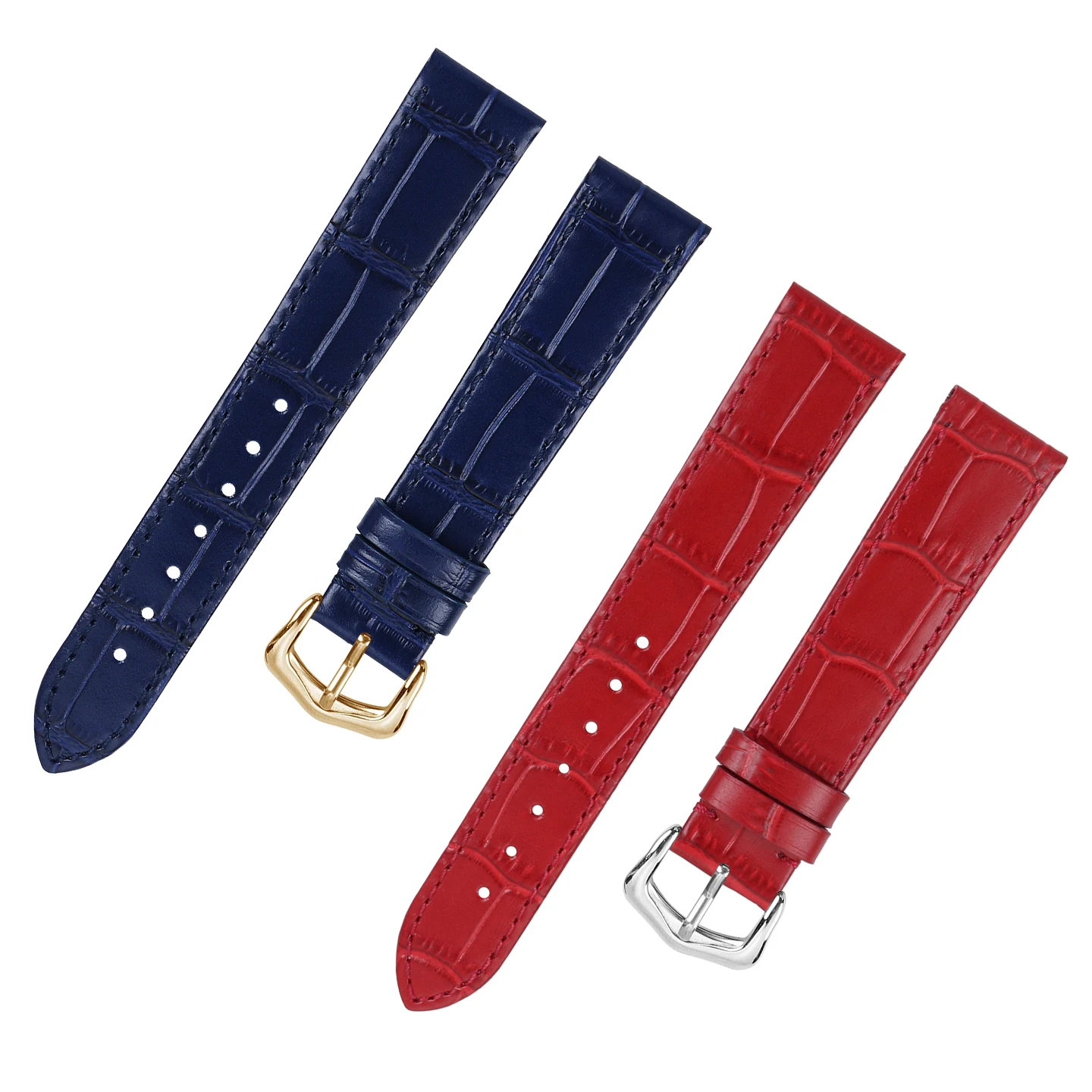 Universal Strap for Cartier Tank, London, Solo, and Santos Ultra-Thin Leather Watch Bands for Men and Women 15mm 17mm 18 20mm view 6