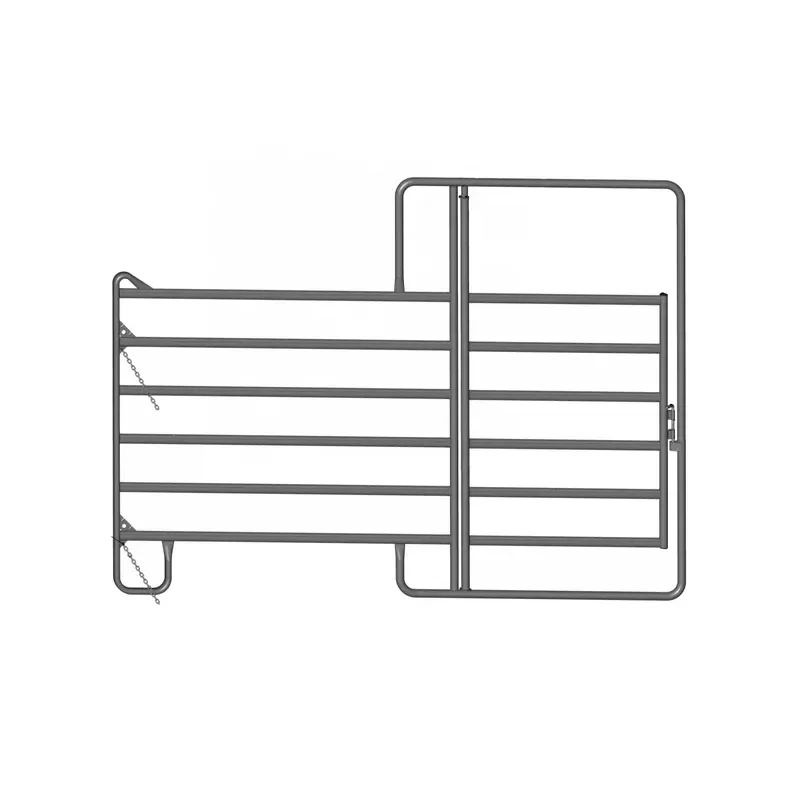 Corral panel horse panel barrier goat hurdle fencing sheep fence gate animal farm equipment portable hot dip galvanized tube