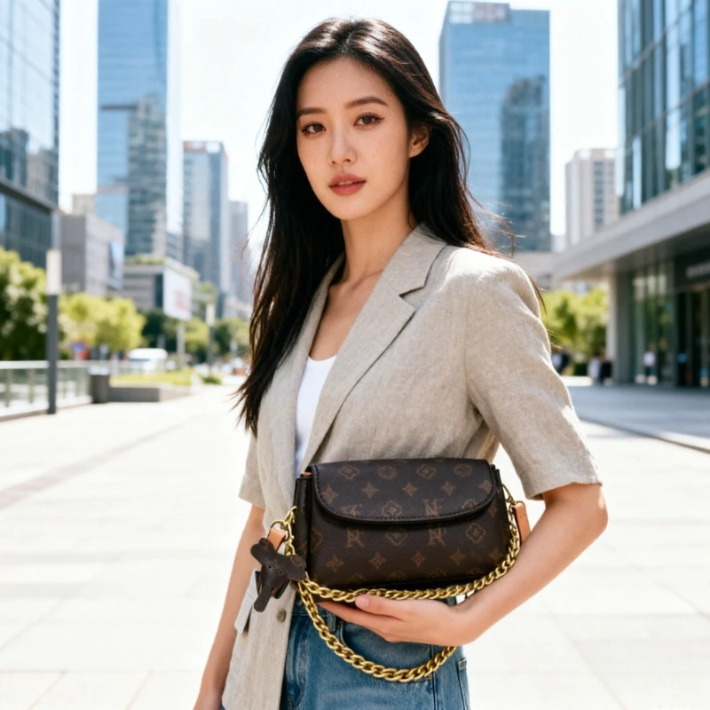 Luxury Famous Designer Ladies Crossbody Bag Leather Handbag Shoulder Tote Popular Elegant Classic Fashionable