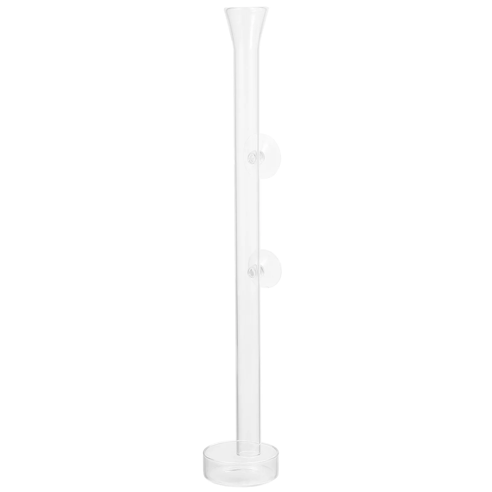 

1Set Shrimp Feeder Transparent Glass Tube 25cm Feeding Plate Suction Fix Aquarium Feeder Suitable for Shrimp Fish