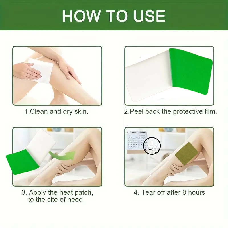 10/100PCS Neck Hot Compress Trapezius Muscle Acupuncture Massage Lasting Fit Relaxed Massage Improve Blood Circulation Sleep Aid