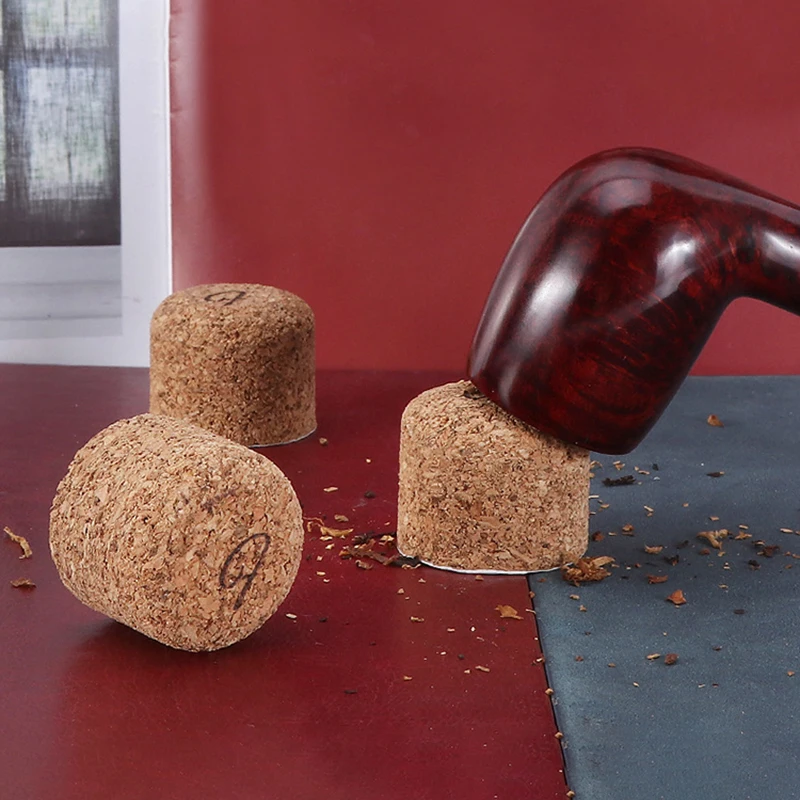 

10pcs/Set Smoking Pipe Cork Knocker Tobacco Pipe Soft Wooden Cork Stopper Cleaning Tool Paste Ashtray Smoking Accessories