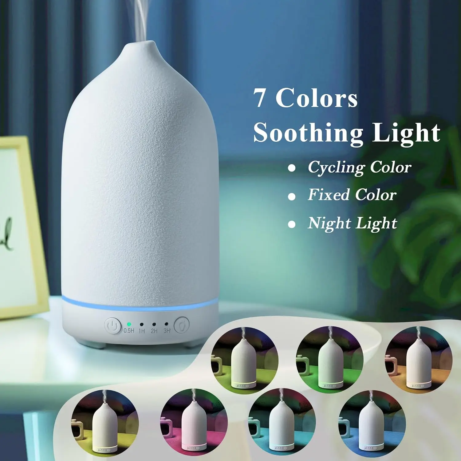 genuine-ceramic-diffuser-160ml-essential-oil-diffusers-for-home-room-air-humidifier-cool-mist-electric