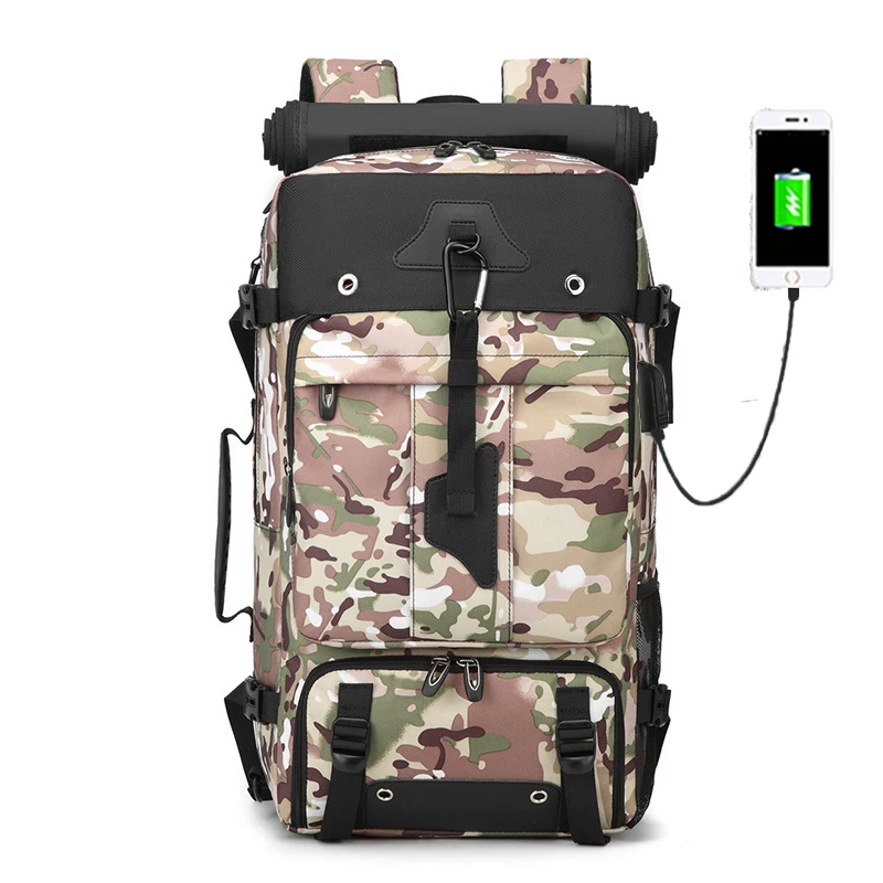 Waterproof Backpack Men Women Large Capacity Shoulder Bag USB Durable Outdoor Hiking Camping Travel Business 16inch Computer Bag