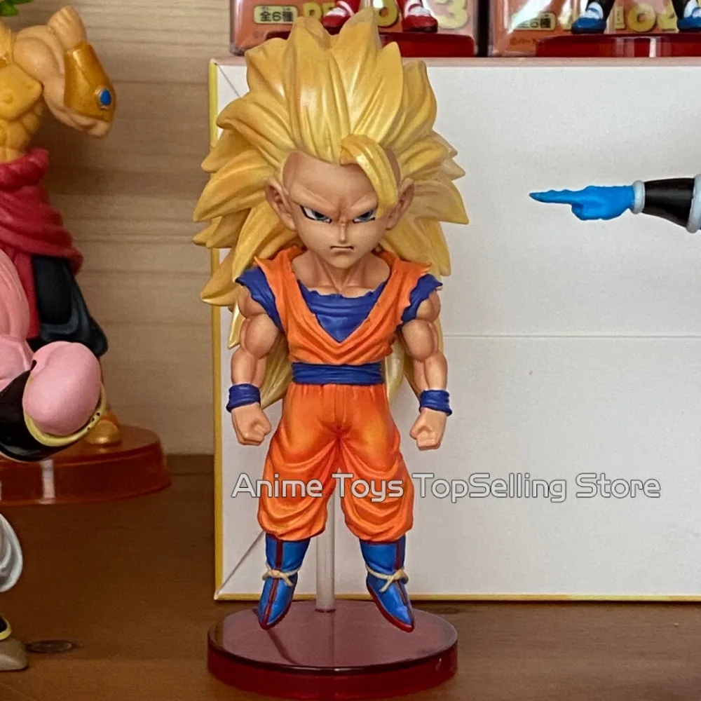 9 cm Anime Dragon Ball Z Figur ssj3 Goku Action Figure DBZ PVC Sammlung Modell Spielzeug Geschenke