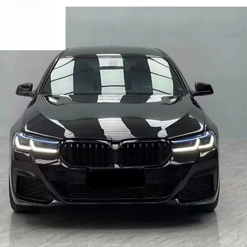 High Quality M5 Style Plastic Body Kit Bumpers Side Skirts Hood Grille Mudguards Lights Fit For F10 F18 2011-2017 Upgrade To G30