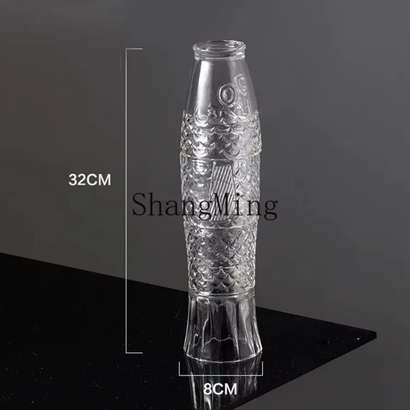 

CL creative koi stacking cup fish-shaped glass has more than four-piece wine cabinet for household water glasses every