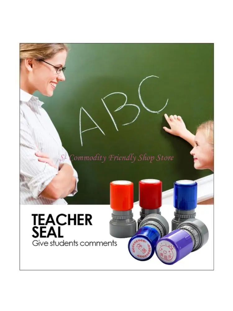 85AE 12 Piece Teacher Reward Stamps Perfect For Elementary School Grading Tasks