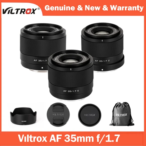 NEW Viltrox 35mm F1.7 Air lente de enfoque automático para cámara Fuji xm5 APS-C II, Nikon Z Mount ZFC, Z50, Z7II, Sony zve10 II, a7iv, 35mm, F1.7