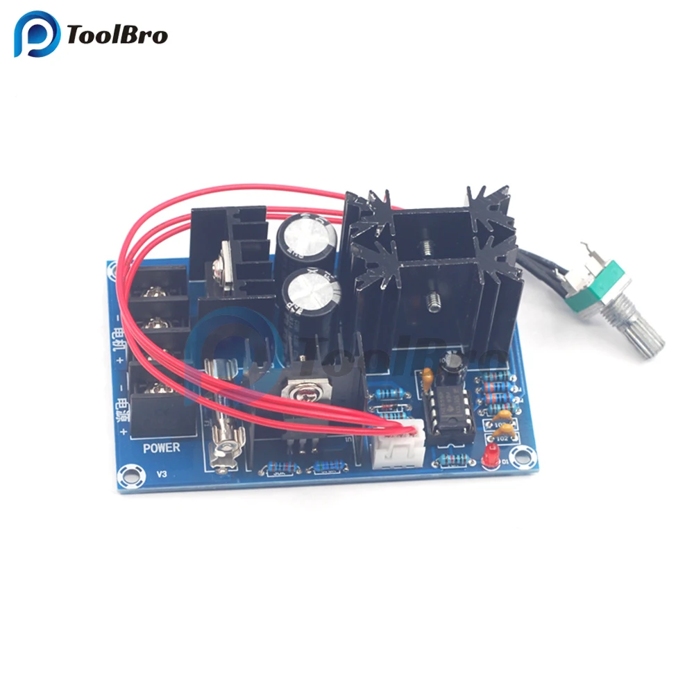 800W 20A PWM DC Motor Speed Controller DC 12-40V 0-100% High Power Motor Regulator Governor Duty Cycle with Switch