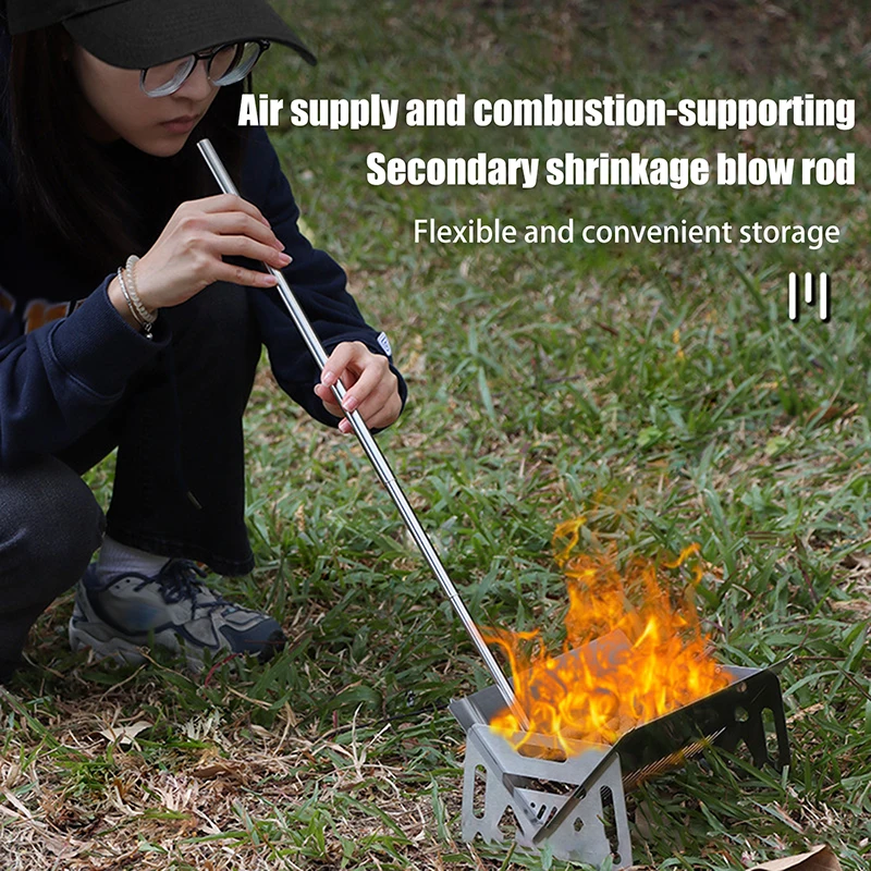 Outdoor Cooking Blow Fire Tube - Camping Cooking Youtube recension och pris