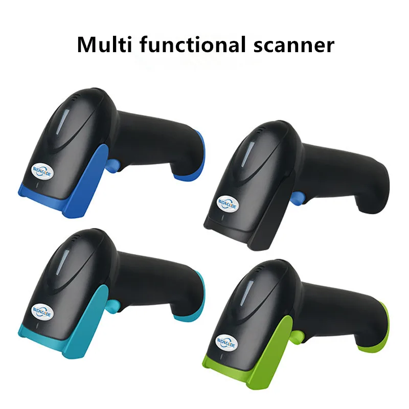 

VS Supermarket Cashier Storage Express 1D Code Wired Scanner Wireless 2.4G Bluetooth 2D Code Scanner Gun Automatic Scanning