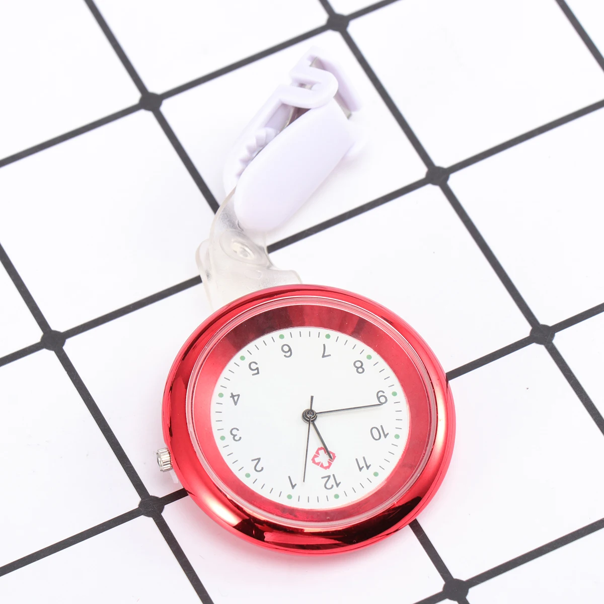 

Medical Chest 44mm Multicolor Durable Pin Watch for Nurse Doctor Accurate Timekeeping Brooch Pocket Watch Gift