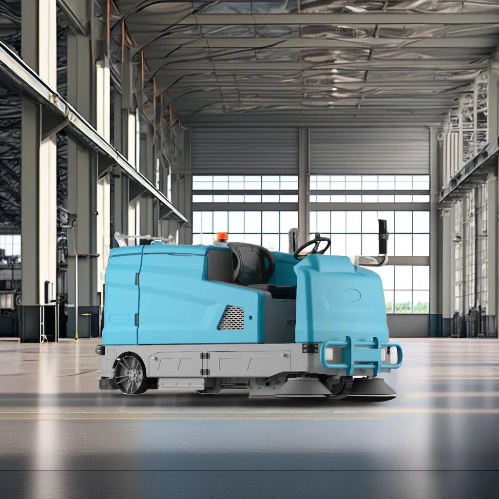 High-power Electric Floor Scrubber Machine New Household Commercial Factory Direct Floor Scrubber Machine High-pressure Sweeper