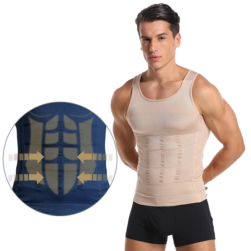 

Compression Shirt Men Abdomen Reductive Girdle Body Shaper Corset Belly Slimming Bodysuits Shapewear T Vest Suit Sexy Underwear